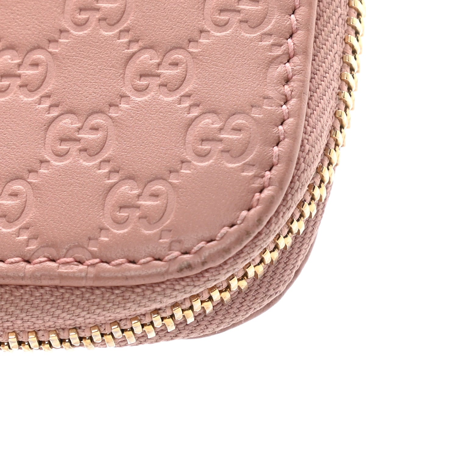 Gucci Microguccissima Zip Around Card Case Soft Pink 11 of 13