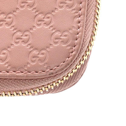 Gucci Microguccissima Zip Around Card Case Soft Pink 11 of 13