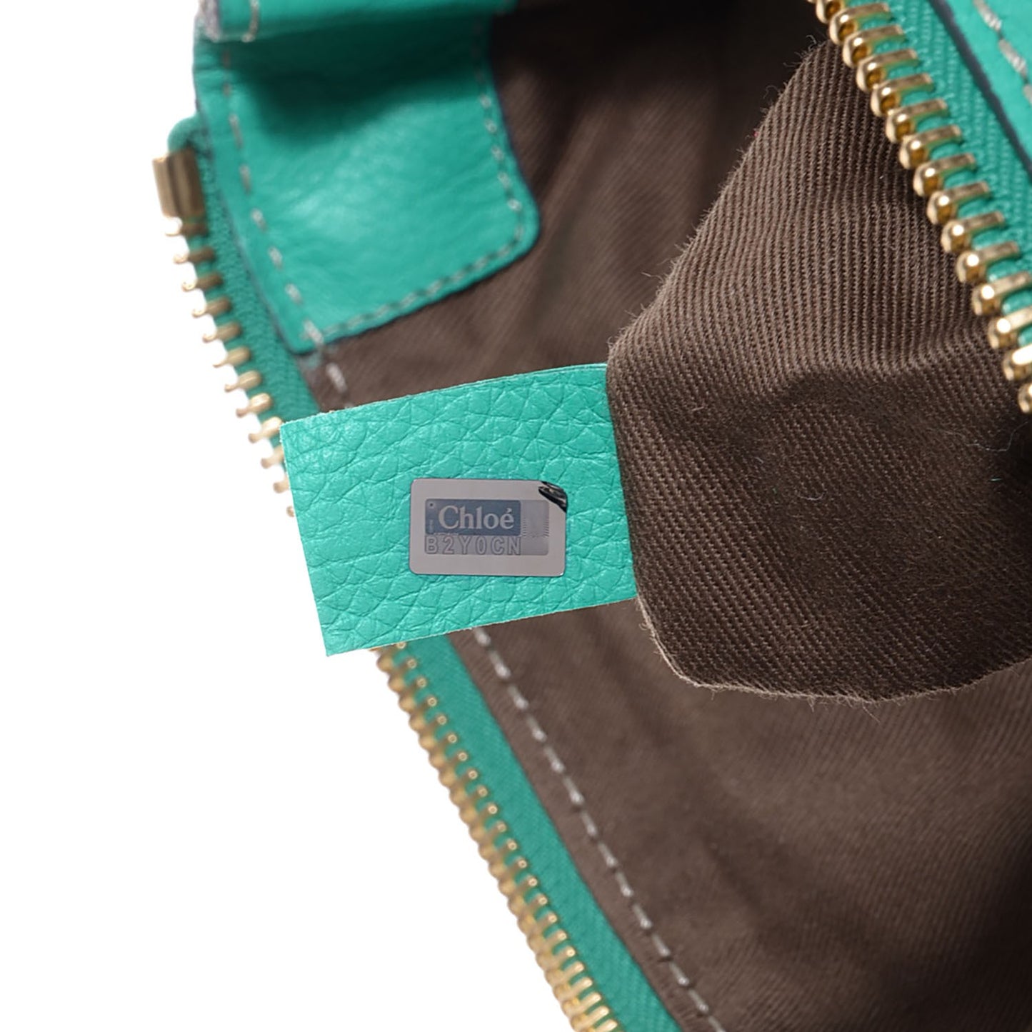 Calfskin Large Marcie Satchel Jade Green