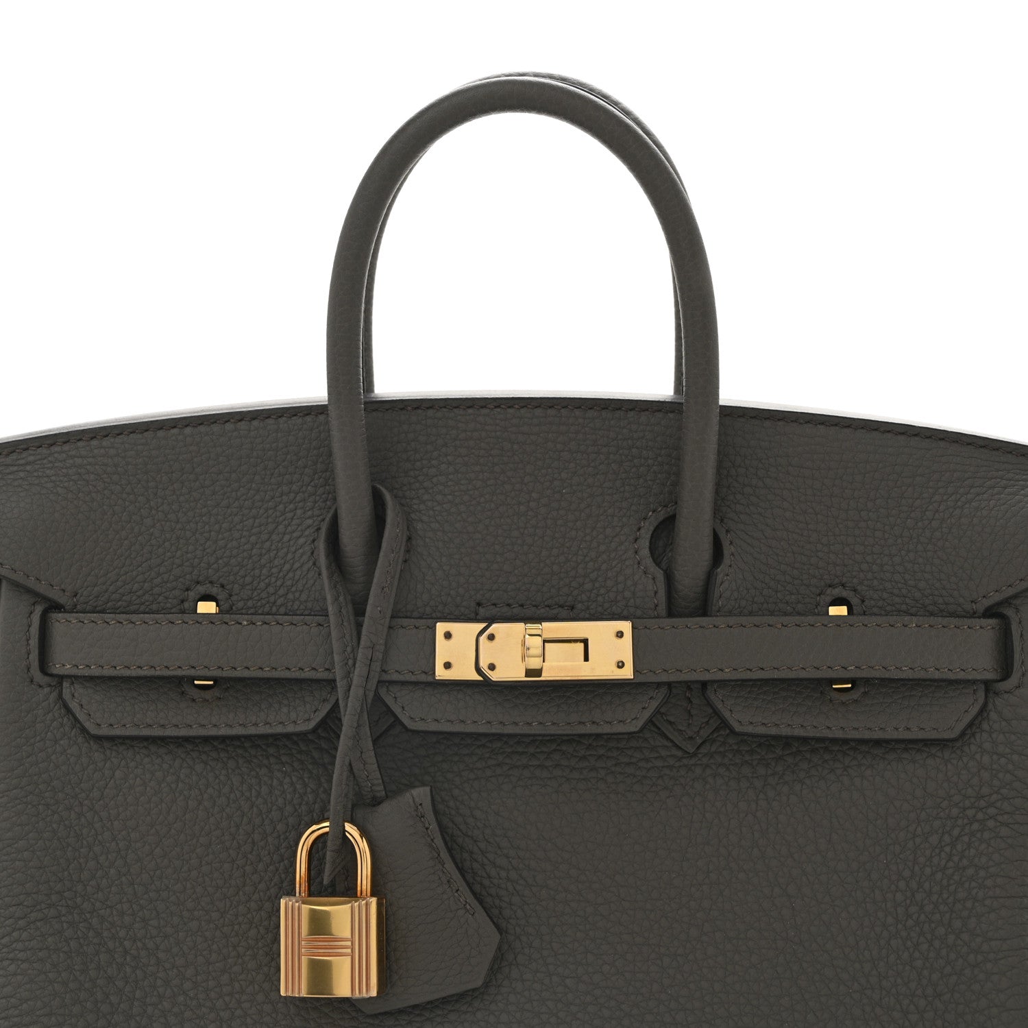 Hermes Togo Birkin 25 Etain 8 of 12