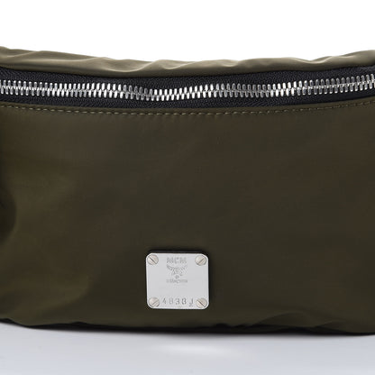 MCM Nylon Belt Bag Loden Green 6 of 9