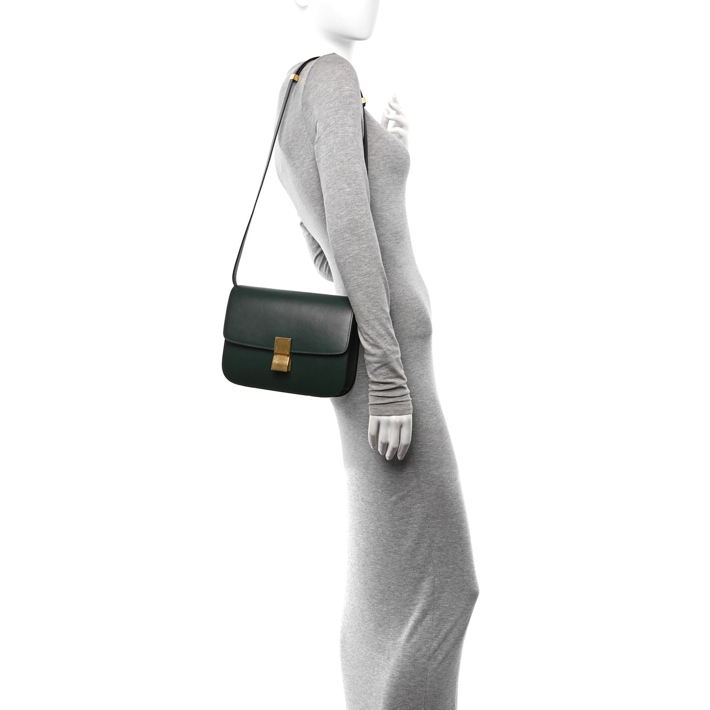 Box Calfskin Classic Box Medium Flap Bag Amazone