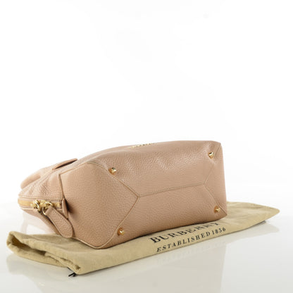 Burberry London Grainy Calfskin Small Greenwood Bowling Bag Light Nude 4 of 7
