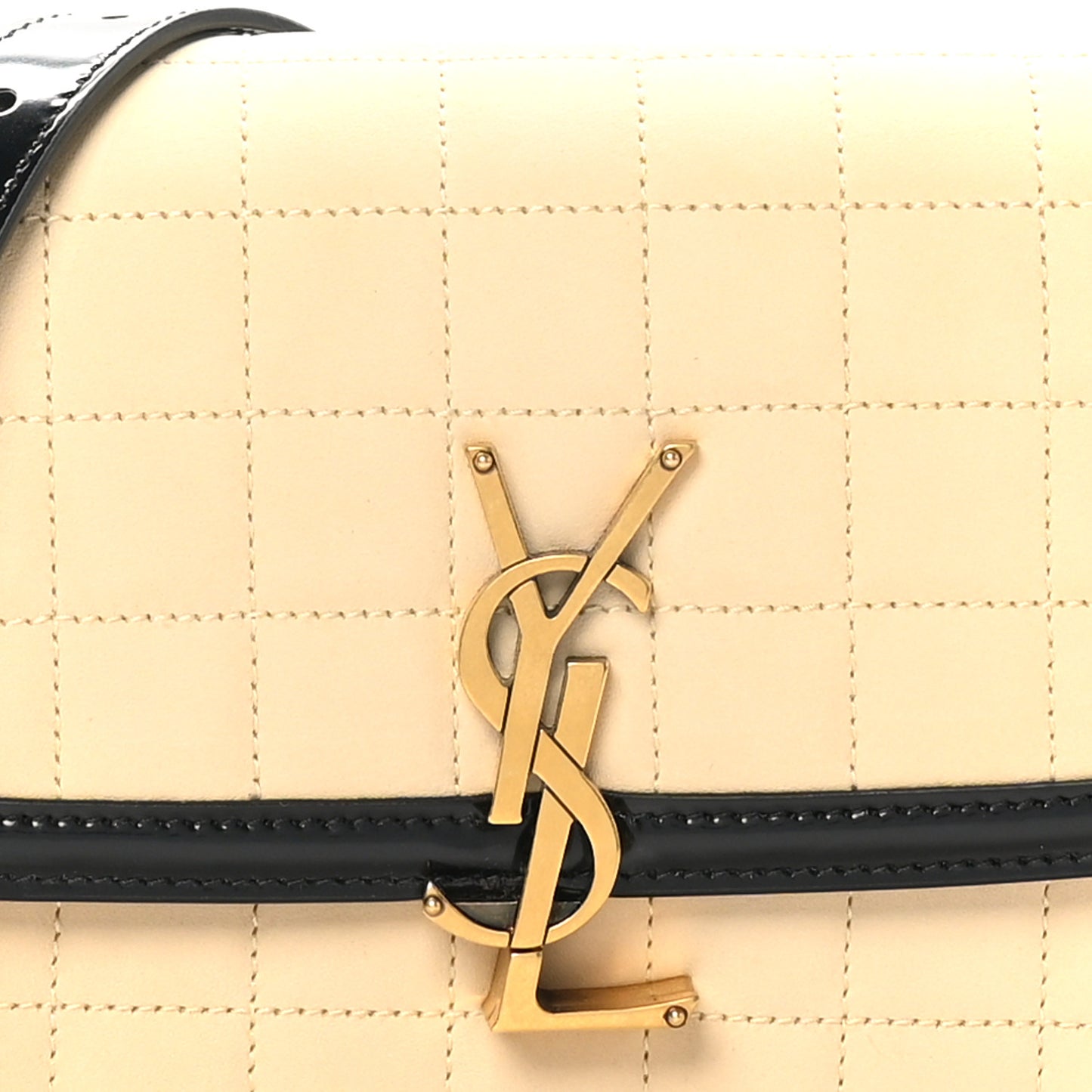 Suede Quilted Monogram Small Solferino Satchel Burro Black