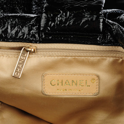 Chanel Vinyl XL Rock and Chain Flap Black 6 of 8