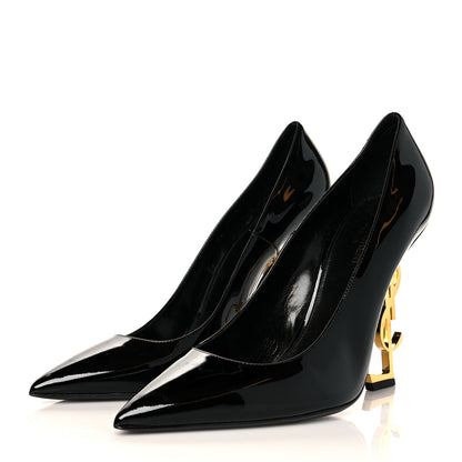 Saint Laurent Patent Opyum 110 Pumps 41 Black 3 of 8