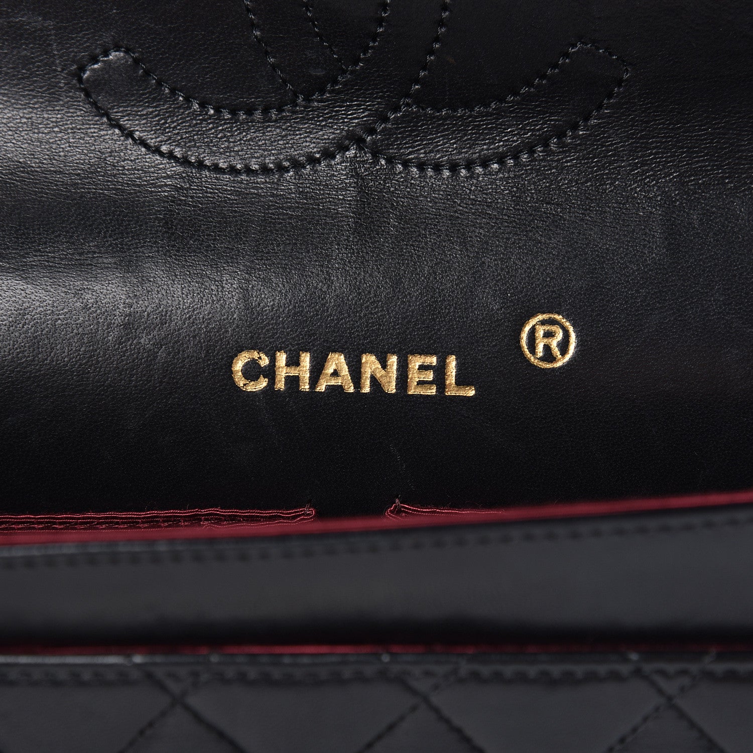 Chanel Lambskin Quilted Medium Double Flap Black 7 of 19