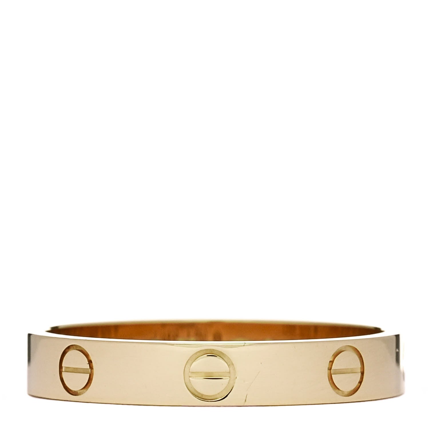 Cartier 18K Yellow Gold 3.5mm LOVE Wedding Band Ring 61 9.5 3 of 6