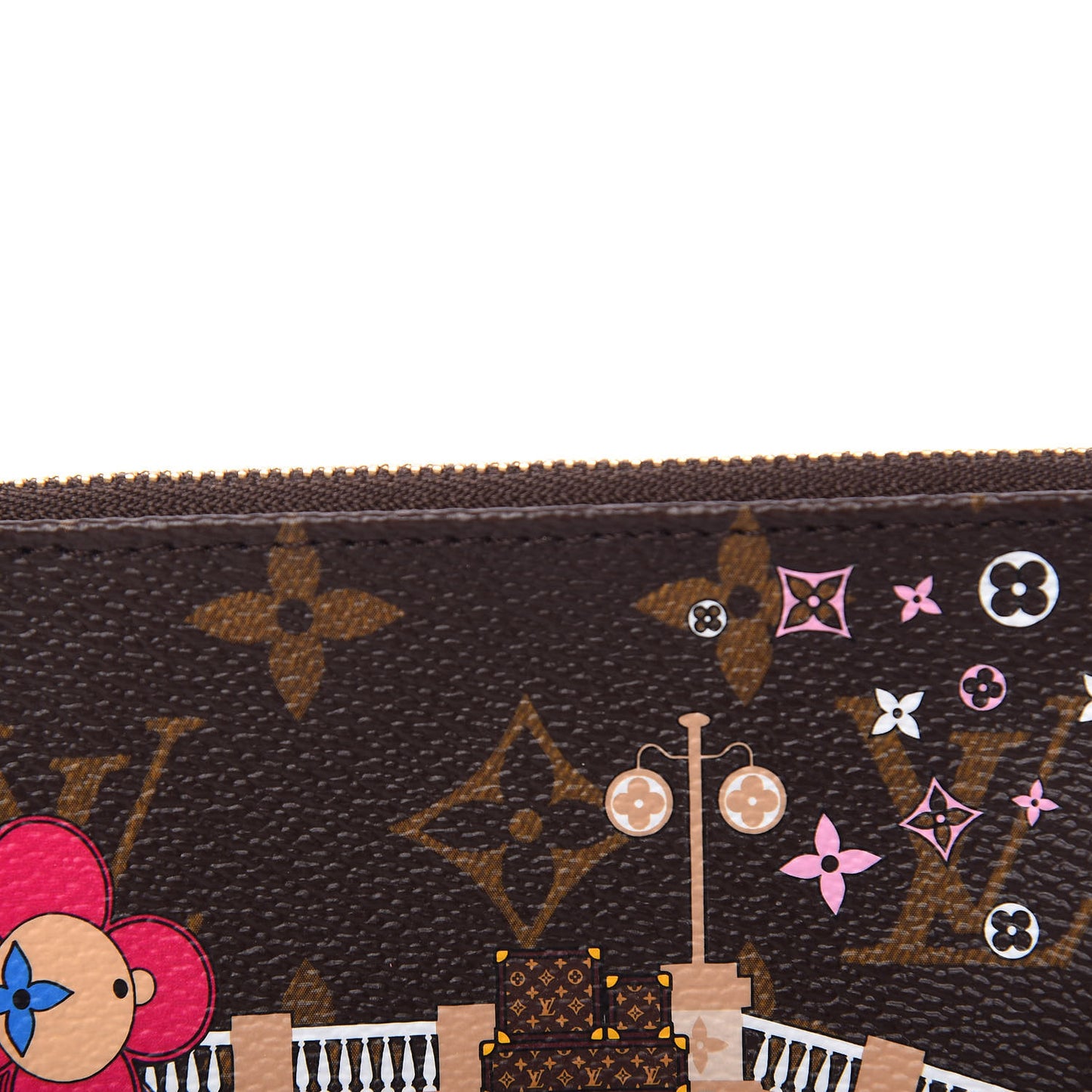 Monogram 2019 Christmas Animation Mini Venice Pochette Accessories Blue