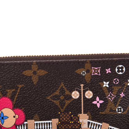 Louis Vuitton Monogram 2019 Christmas Animation Mini Venice Pochette Accessories Blue 11 of 12