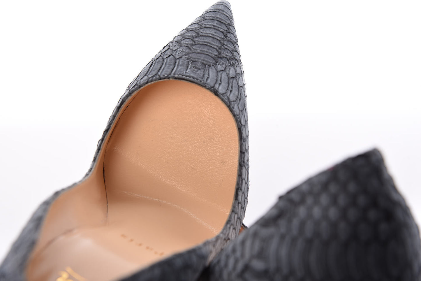 Watersnake Nubuck So Kate 120 Pumps 36.5 Light Black