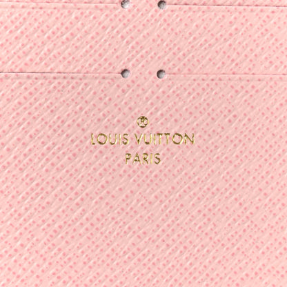 Louis Vuitton Calfskin Felicie Card Holder Insert Rose Ballerine 6 of 7