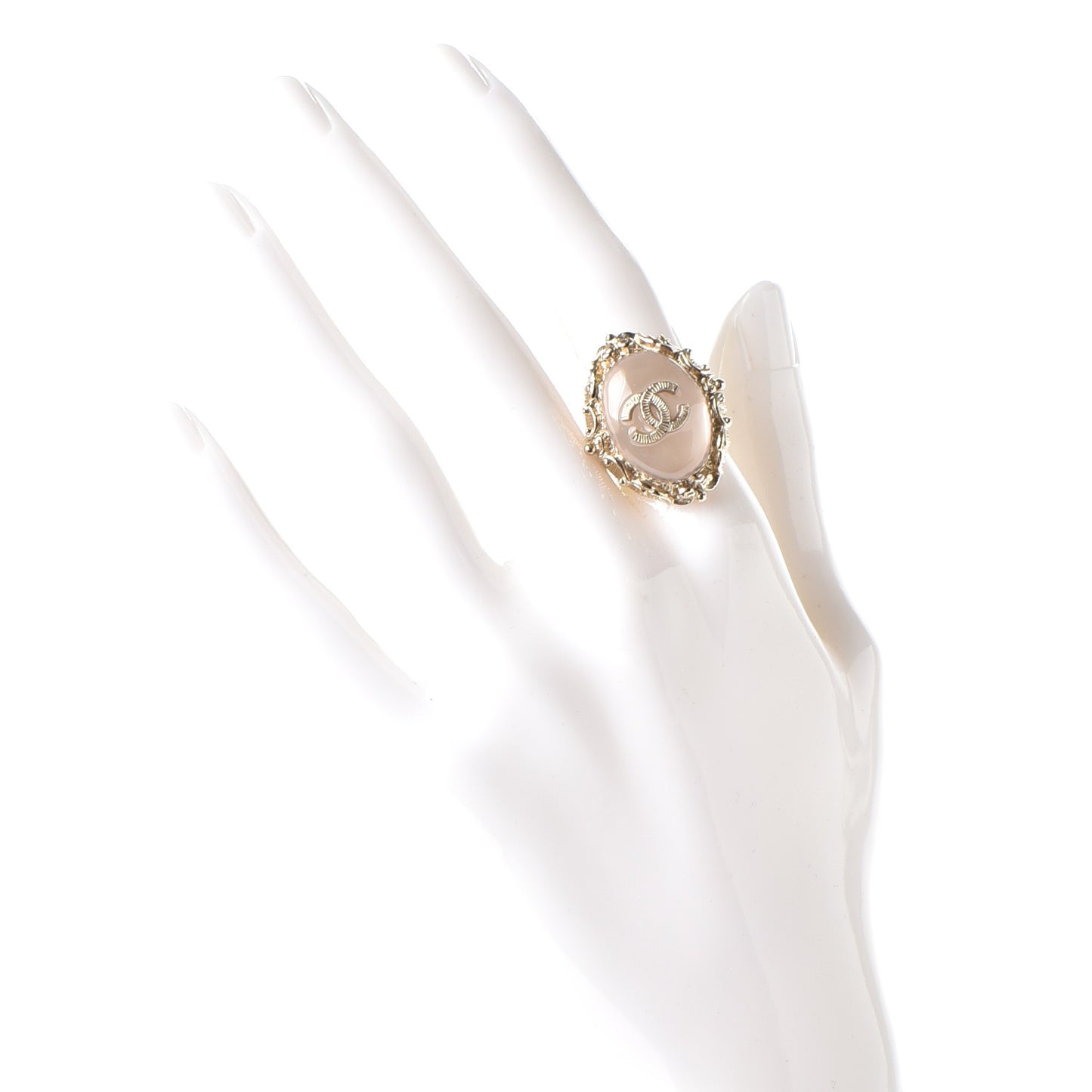 Gripoix CC Ring 7 Gold