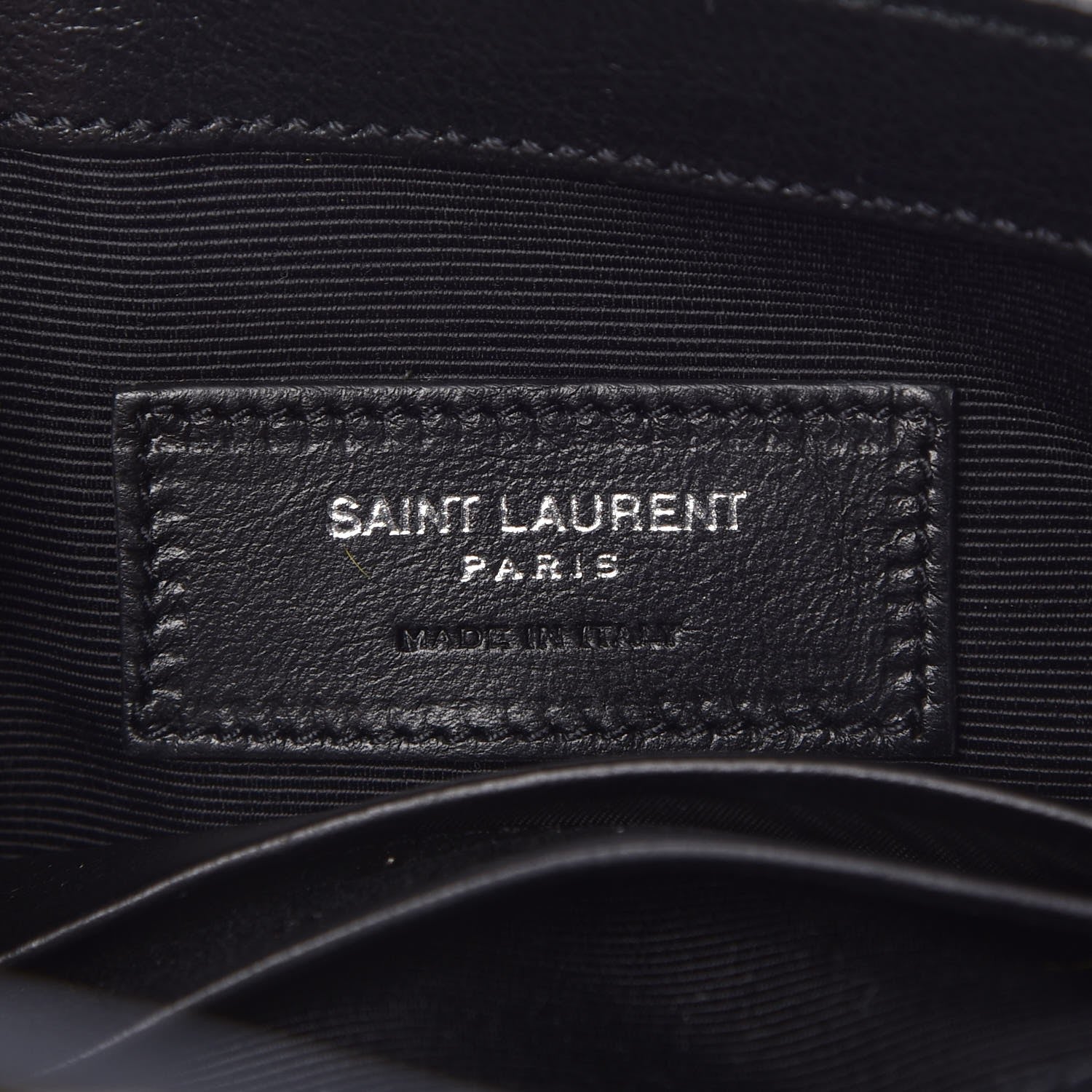 Saint Laurent Pony Hair Calfskin Monogram Leopard Print Baby Punk Chain Bag Yellow 8 of 12