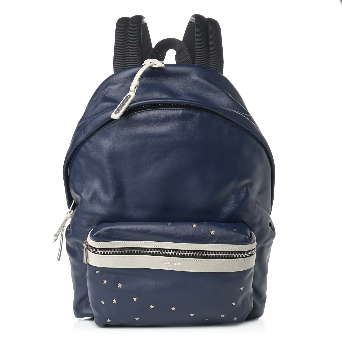 Smooth Calfskin Stars City Backpack North Sea