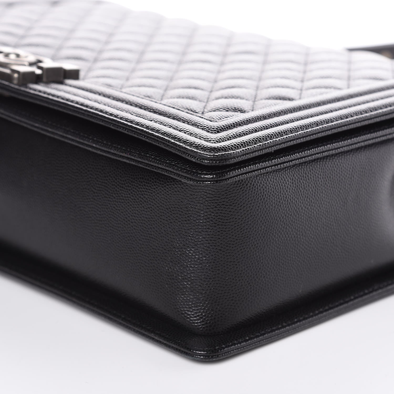 Chanel Caviar Quilted Large Boy Flap Black 9 of 10