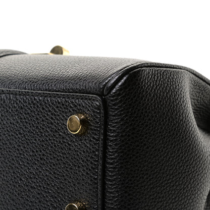 Celine Grained Calfskin Small 16 Top Handle Bag Black 10 of 10