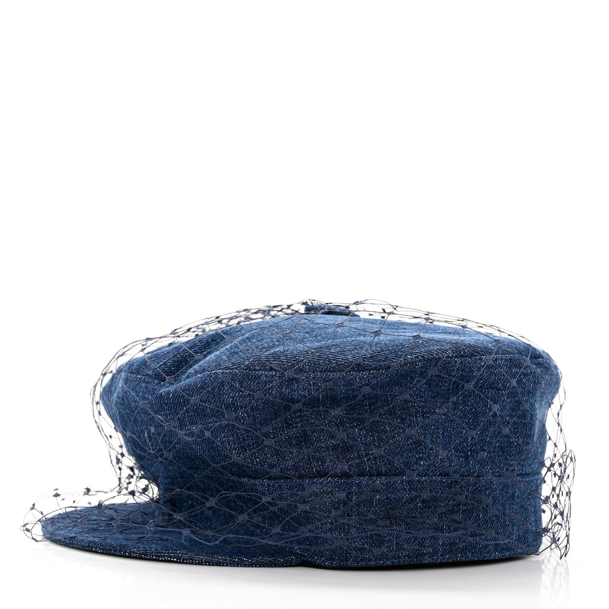Denim Arty Cap with Veil 57 Blue
