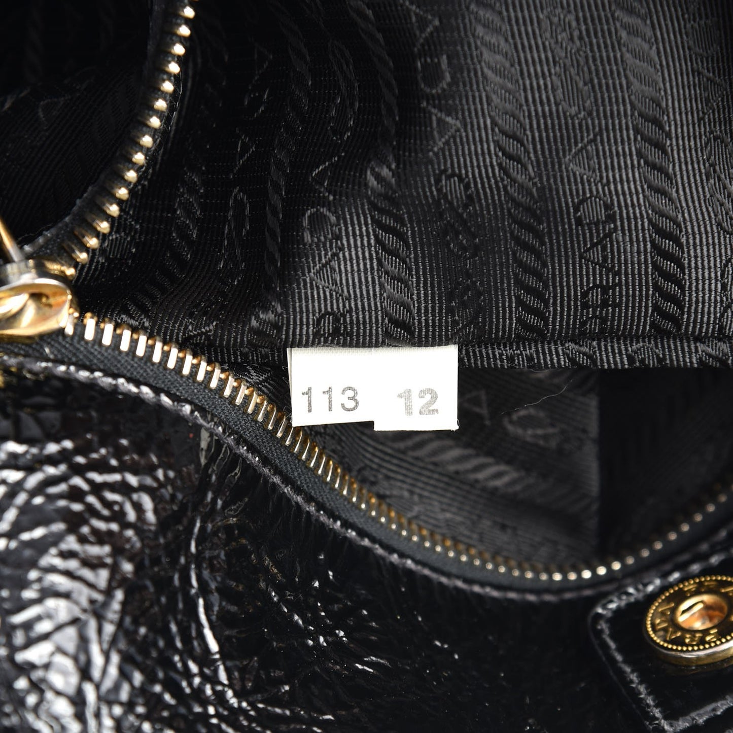 Vernice Shopping Tote Black