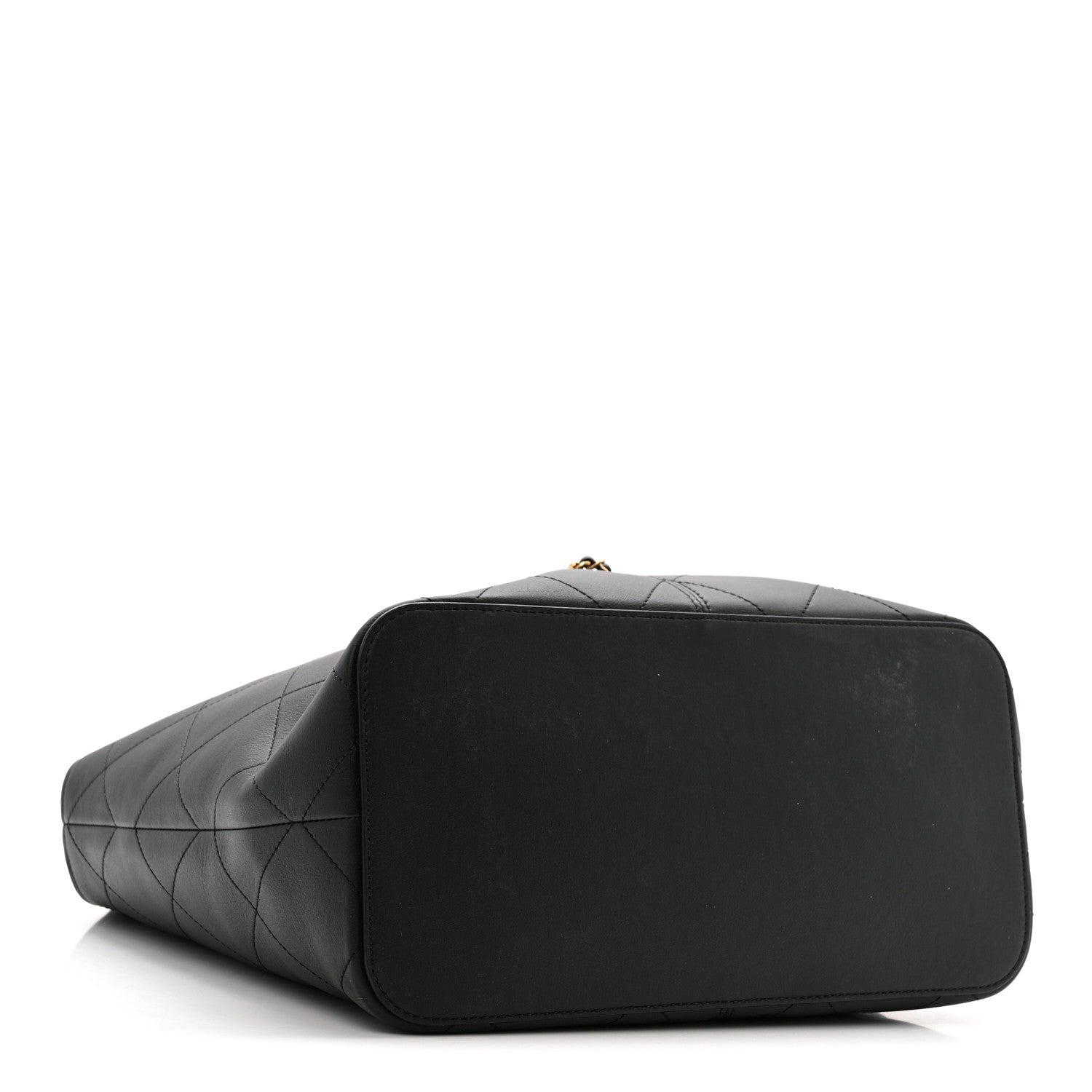 Chanel Calfskin Quilted Large Shopping Bag Black 4 of 9