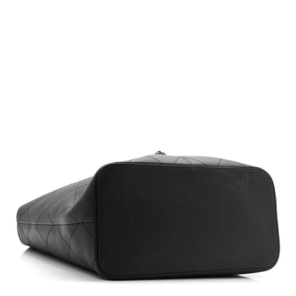 Chanel Calfskin Quilted Large Shopping Bag Black 4 of 9