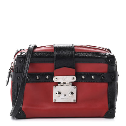 Louis Vuitton Calfskin Petite Malle Soft MM Rouge 1 of 13