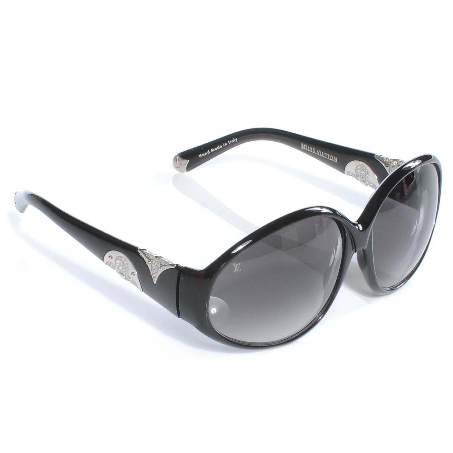 Louis Vuitton Iris Sunglasses Black Glitter 2 of 5