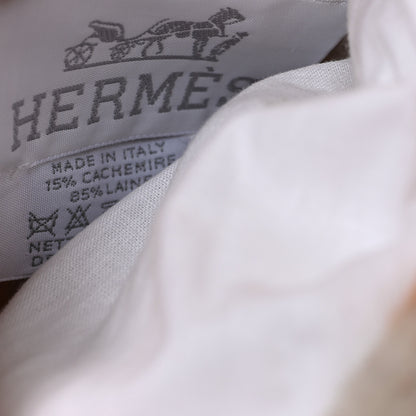 Hermes Wool Cashmere Avalon Pillow PM Ecru Potiron 3 of 3