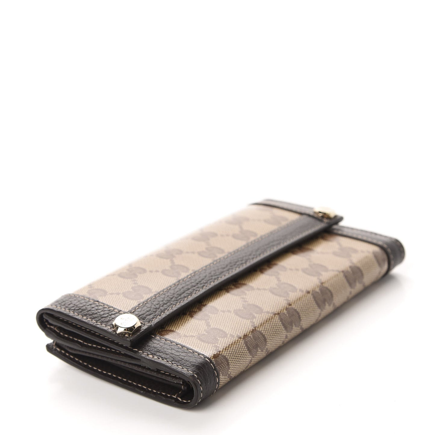 Crystal Monogram Continental Charmy Wallet