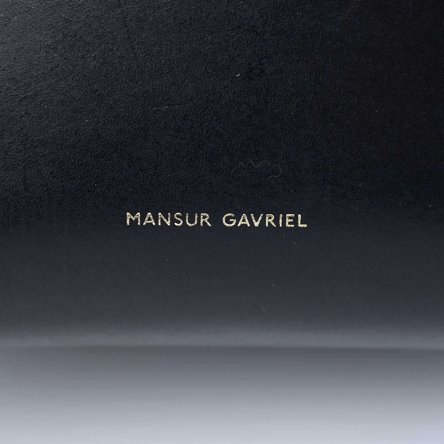 Mansur Gavriel Vegetable Tanned Calfskin Mini Bucket Bag Black Flamma 6 of 13