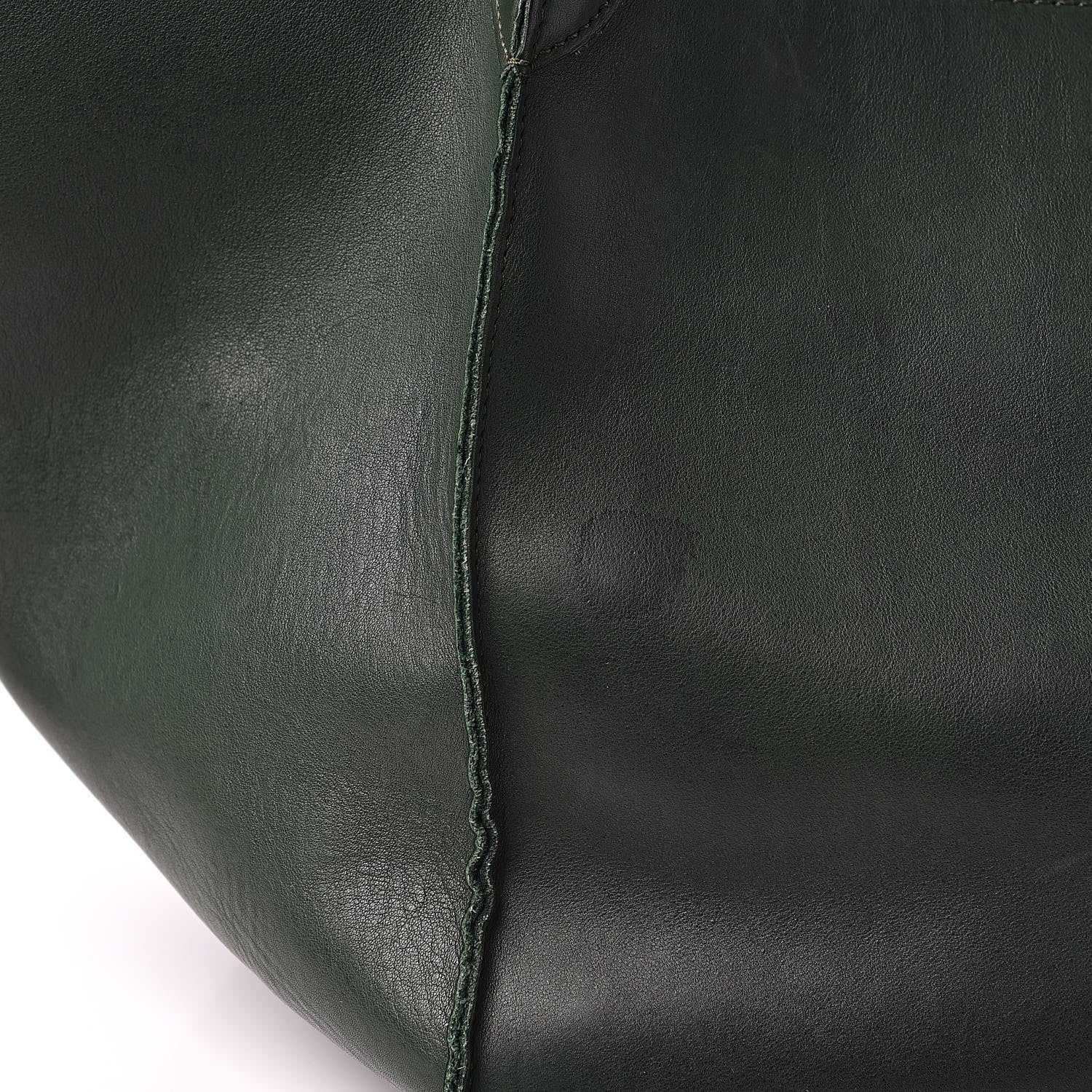 Celine Smooth Calfskin Medium Big Bag Dark Green 14 of 15