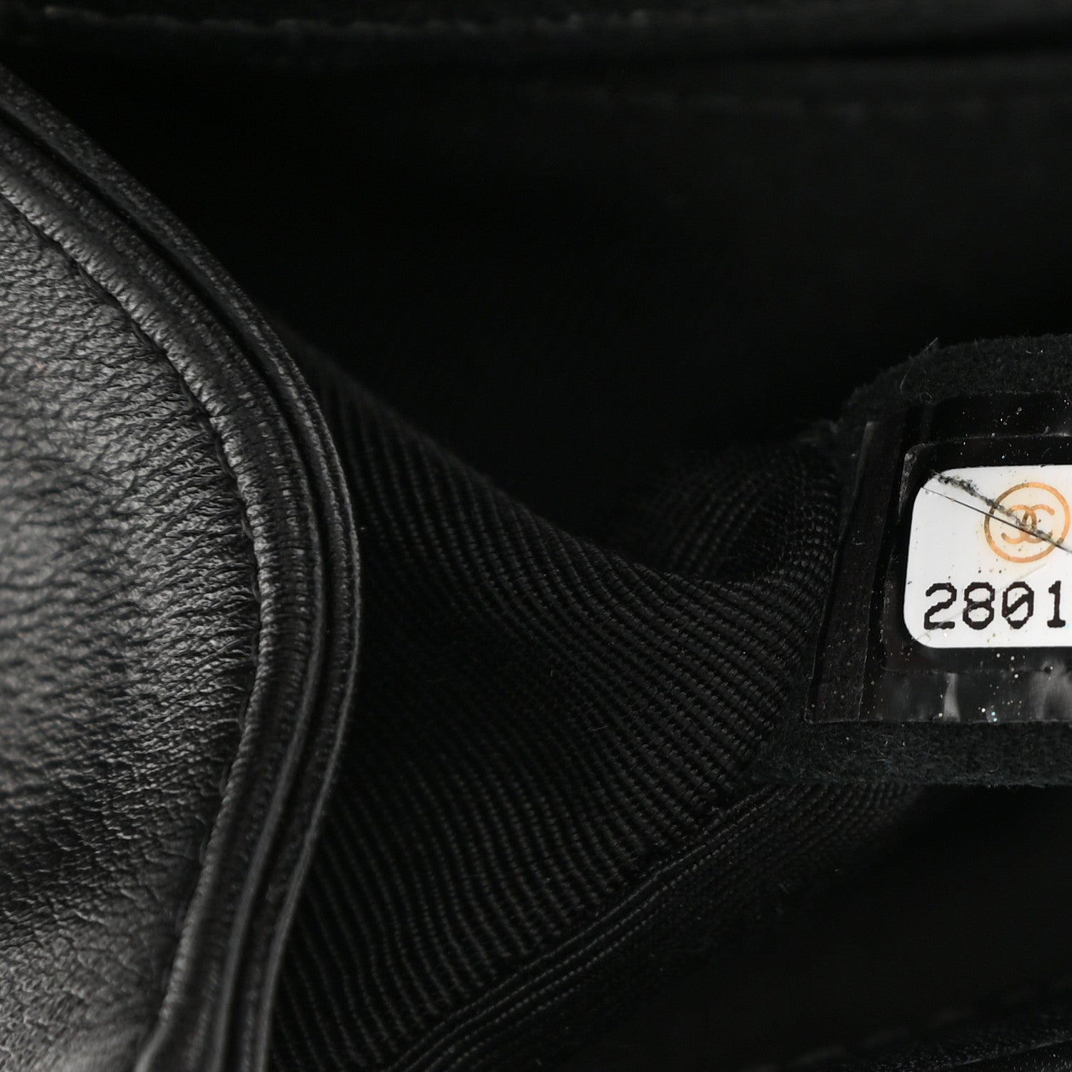 Chanel Lambskin Chevron Quilted Small Boy Flap Black 7 of 11