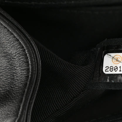 Chanel Lambskin Chevron Quilted Small Boy Flap Black 7 of 11