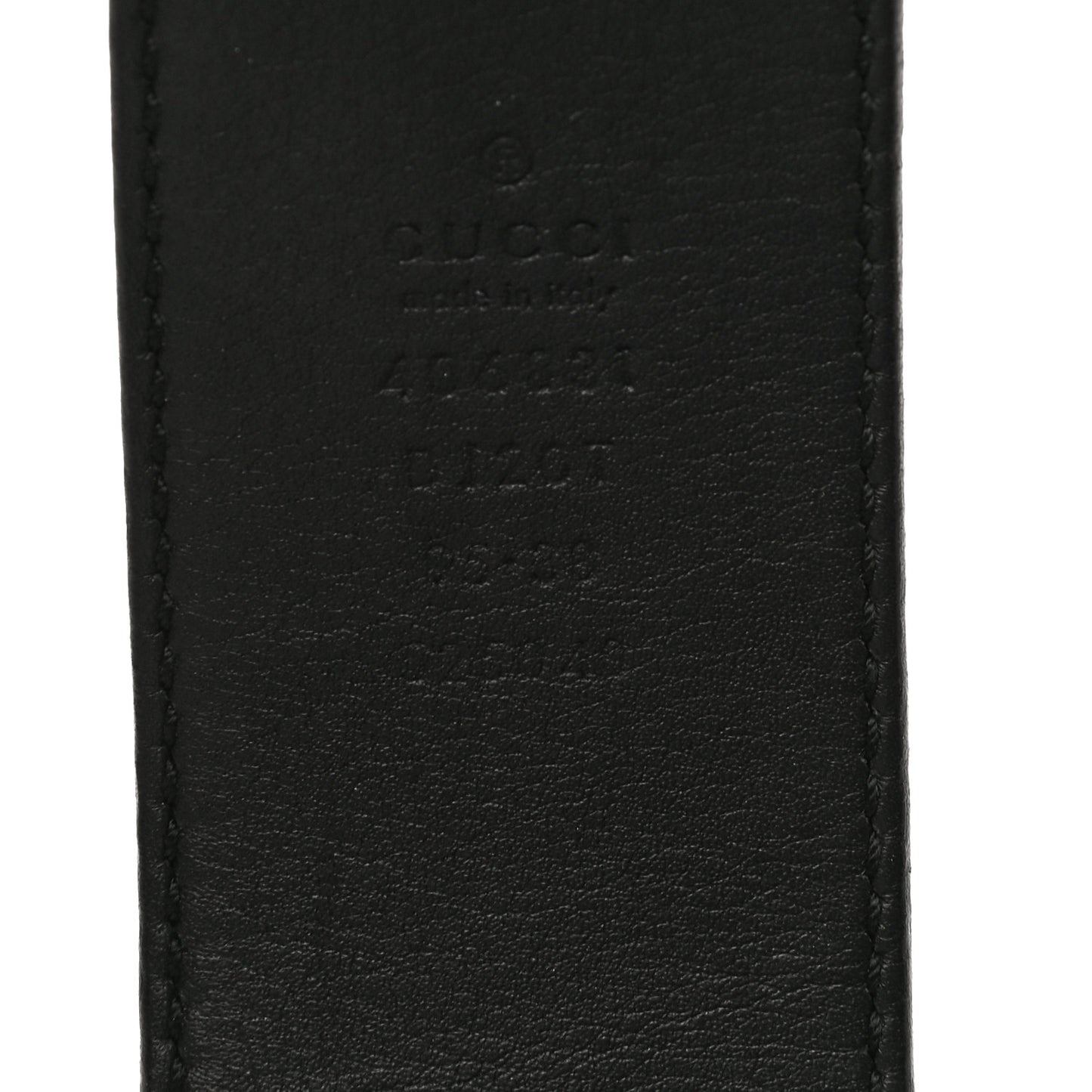 Textured Calfskin Double G 40mm Belt 95 38 Black
