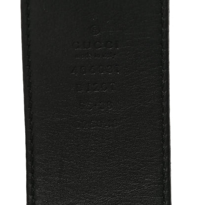 Gucci Textured Calfskin Double G 40mm Belt 95 38 Black 4 of 11