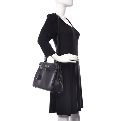Hermes Evercalf Kelly Retourne 32 Black 2 of 13
