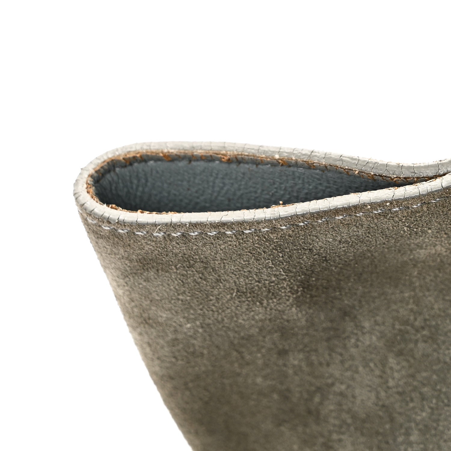 Celine Calfskin and Suede Small Tri-Color Trapeze Dark Grey 10 of 10