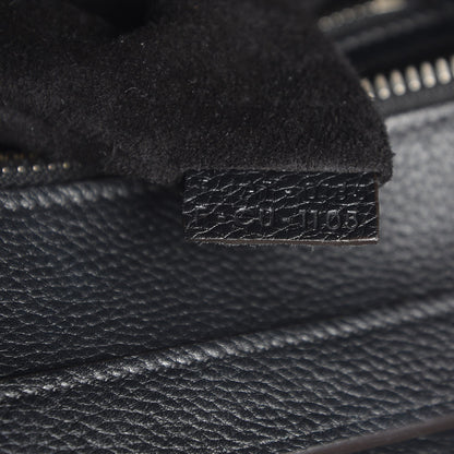 Celine Drummed Calfskin Micro Luggage Black 7 of 8