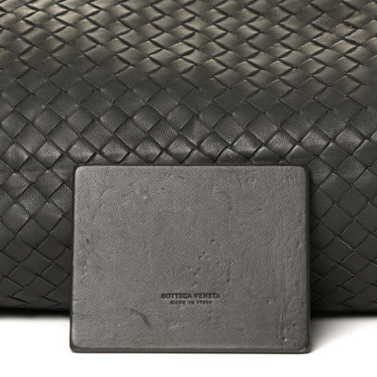 Bottega Veneta Nappa Intrecciato Maxi Convertible Tote Grey 6 of 11