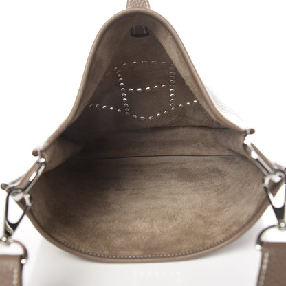 Hermes Taurillon Clemence Evelyne III PM Etoupe 6 of 15