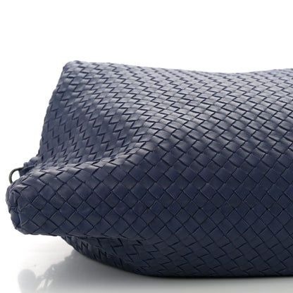 Bottega Veneta Nappa Intrecciato Maxi Convertible Tote Baltic Blue 10 of 16
