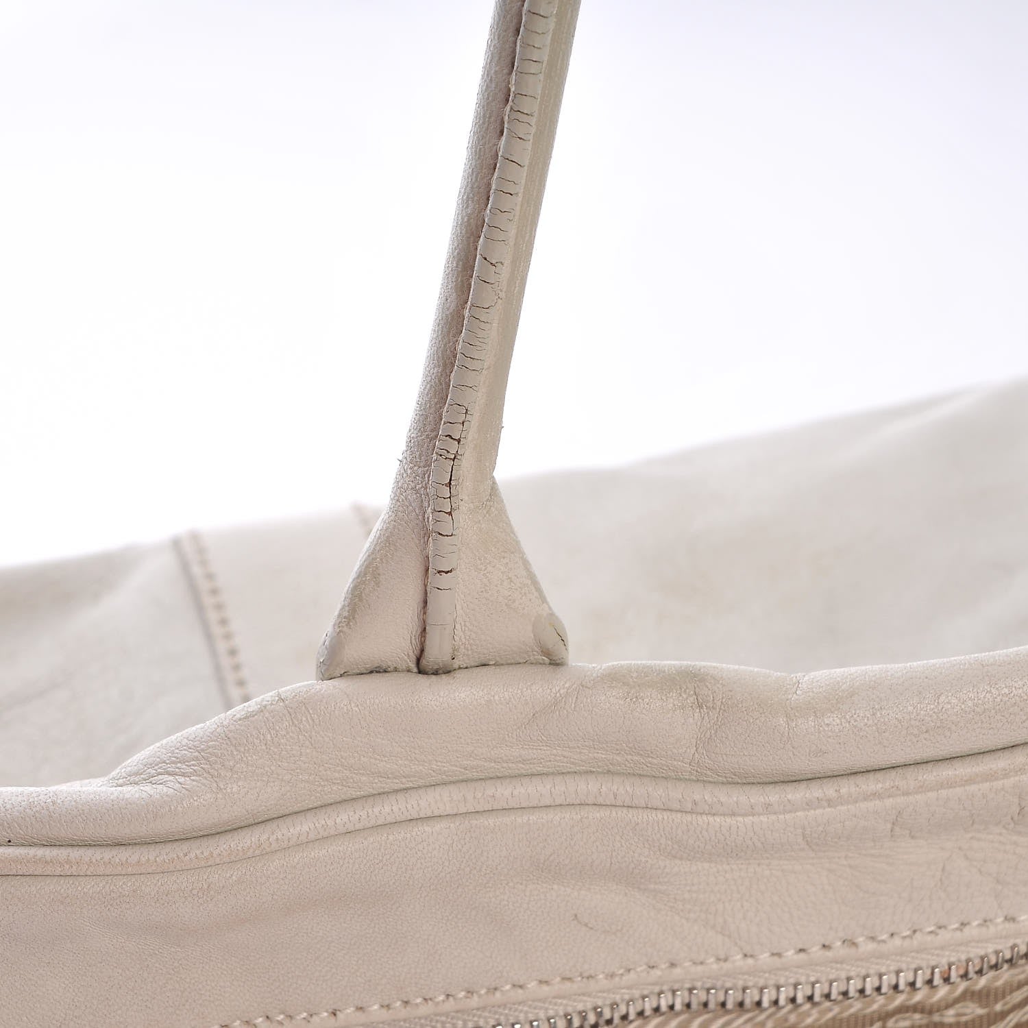 Prada Vitello Bauletto Talco 14 of 28