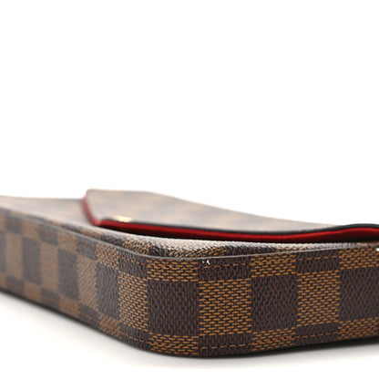 Louis Vuitton LOUIS VUITTON Damier Ebene Pochette Felicie Chain Wallet 10 of 15