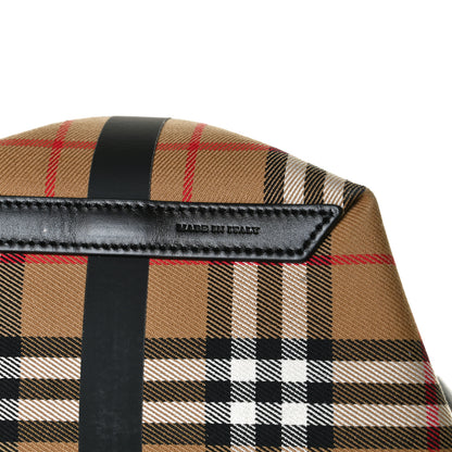 Burberry Vintage Check Medium The Giant Reversible Tote Antique Yellow Bright Red 12 of 14