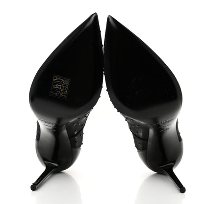 Saint Laurent Rhinestone Mesh 105 Anja Pumps 36.5 Black 5 of 7