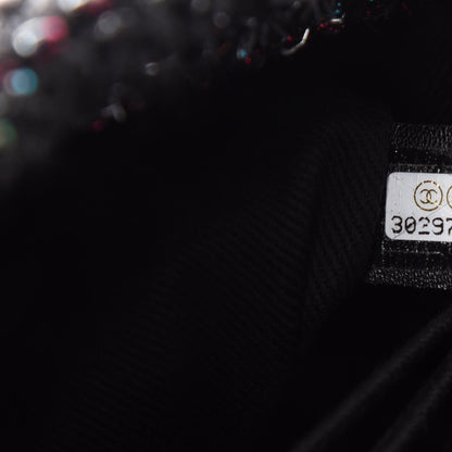 Chanel Tweed Sequin Mini Coco Handle Flap Black 11 of 12
