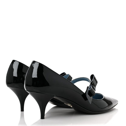 Prada Vernice Mary Jane pumps 39.5 Black 4 of 10