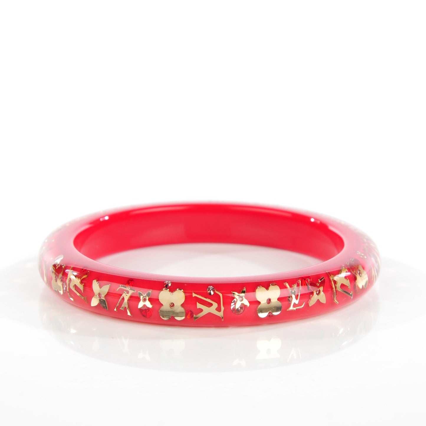 Resin Swarovski Medium Inclusion Bracelet PM Pomme D'Amour