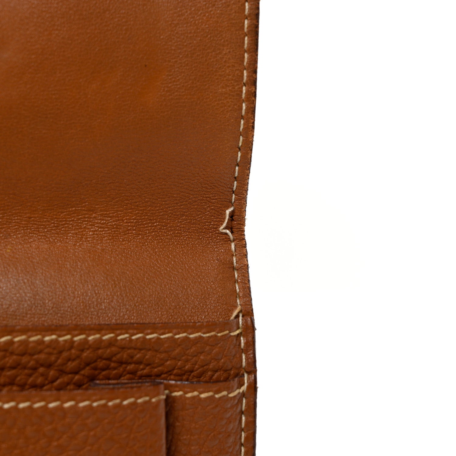 Hermes Togo Dogon Duo Wallet Gold 10 of 14