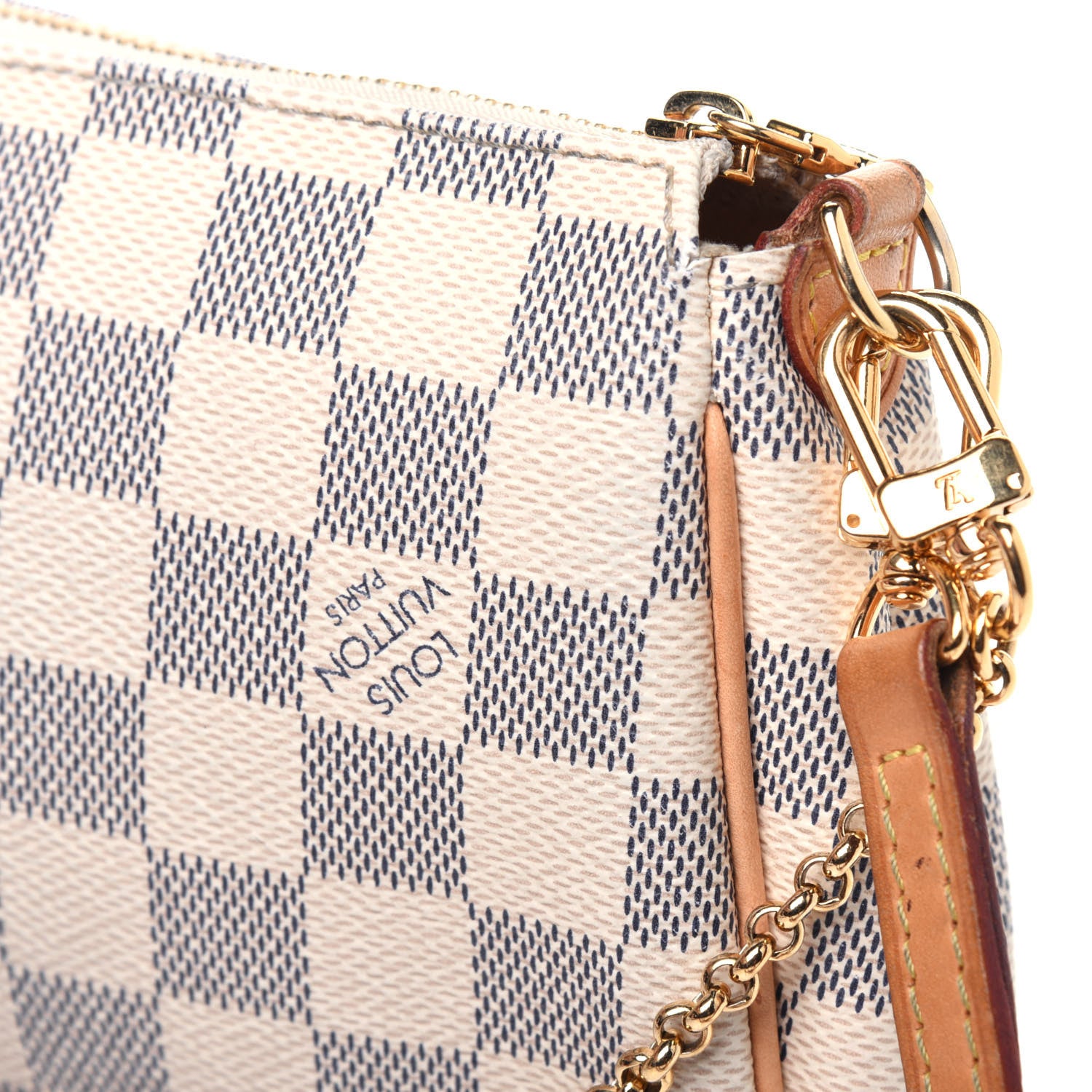 Louis Vuitton Damier Azur Eva Clutch 19 of 22